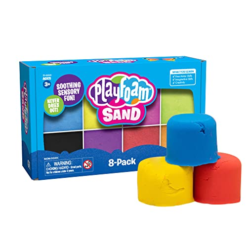 Learning Resources Arena Playfoam, Paquete de 8 Unidades, Combo de Arena de Juegos selección de Colores para estrujar Mezclar y modelar Aula de Preescolar Regalo para niños y niñas de 3, 4, 5+ (2230)