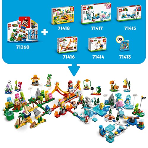 LEGO 71414 Super Mario Set de Expansión: Cabezazo del Picacóndor, Juguete de Construcción, Combinar con Pack Inicial de Mario Bros, Luigi o Peach, Idea de Regalo para Niños