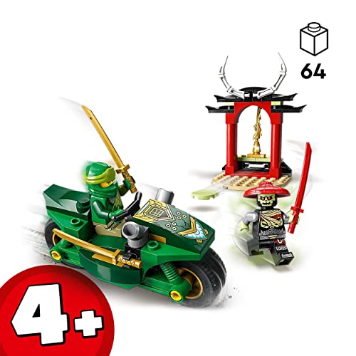 LEGO 71788 Ninjago Moto Callejera Ninja de Lloyd, Juguete de Construcción y Aprendizaje para Niños y Niñas de 4 Años o Más, Mejora Habilidades Motoras