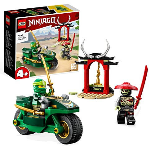 LEGO 71788 Ninjago Moto Callejera Ninja de Lloyd, Juguete de Construcción y Aprendizaje para Niños y Niñas de 4 Años o Más, Mejora Habilidades Motoras