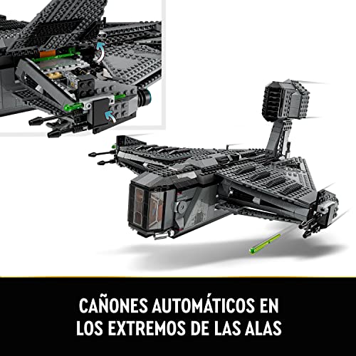 LEGO 75323 Star Wars The Justifier, Nave Estelar para Construir, Minifigura de Bad Cane y Figura de Droide Todo 360, Serie La Remesa Mala, Regalospara Niños y Niñas