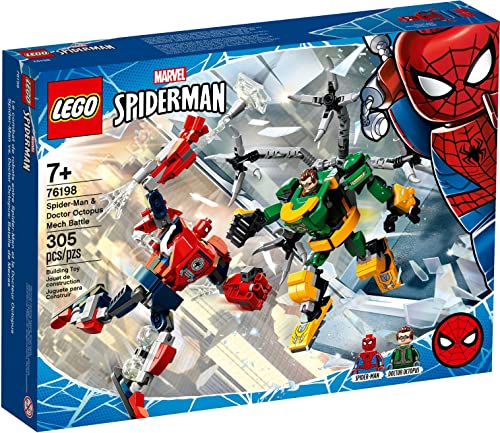 Lego 76195 Spider-Mans Drone Duell & 76198 Spiderman & Doctor Octopus Mech Battle