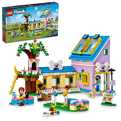 LEGO Friends Dog Rescue Center 41727 - Juego de juguetes de construcción para niños, niños y niñas a partir de 7 años (617 piezas)