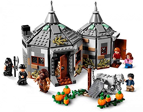 LEGO Harry Potter Hagrid's Hut: Buckbeak's Rescue Building Set with Hippogriff Figure (496 Pieces)