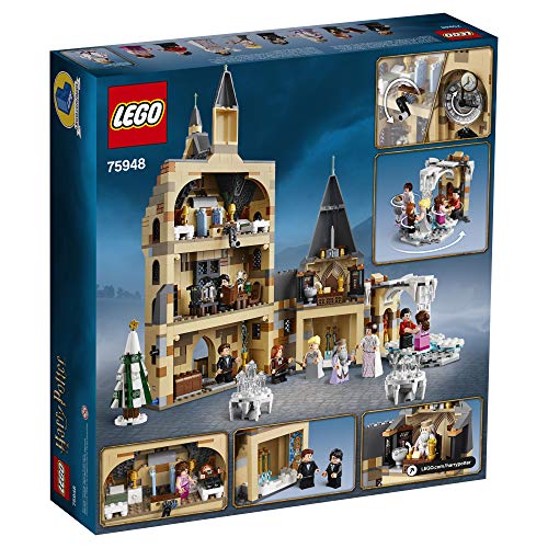 LEGO Harry Potter Hogwarts Clock Tower 75948 Build and Play Tower Set with Harry Potter Minifigures, Popular Harry Potter Gift and Playset with Ron Weasley, Hermione Granger and more (922 Pieces)