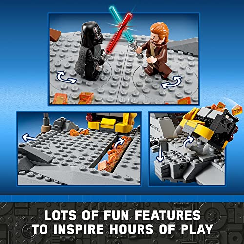 LEGO Star Wars OBI-Wan Kenobi vs. Darth Vader 75334 - Juego de juguetes de construcción