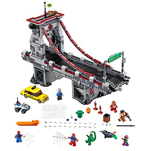 LEGO Super Heroes 76057 Spider-Man: Web Warriors Ultimate Bridge Building Kit (1092 Piece) by LEGO