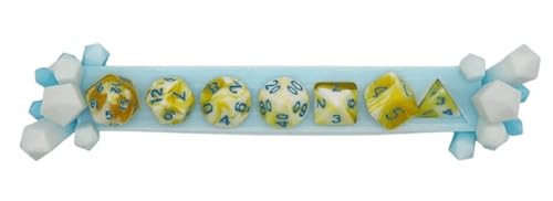 Lemon Curd Polyset Dice | Dungeons and Dragons