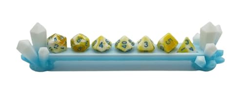 Lemon Curd Polyset Dice | Dungeons and Dragons