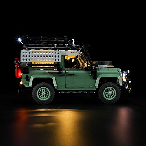 LIGHTAILING Juego de luces para Lego 10317 Classic Land Rover Defender 90 - Set de iluminación LED compatible con los bloques de construcción Lego, modelo no incluido