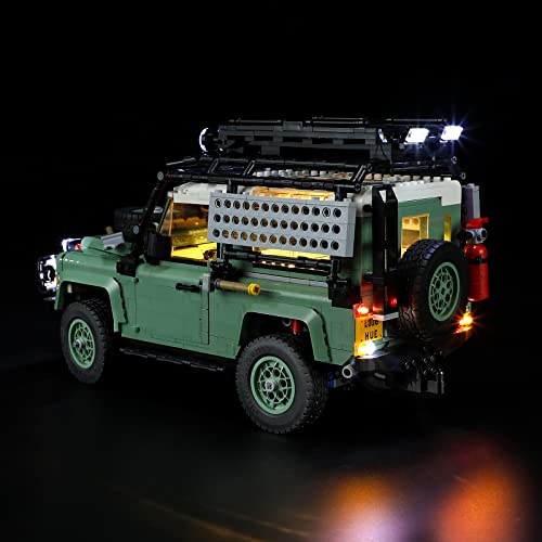 LIGHTAILING Juego de luces para Lego 10317 Classic Land Rover Defender 90 - Set de iluminación LED compatible con los bloques de construcción Lego, modelo no incluido