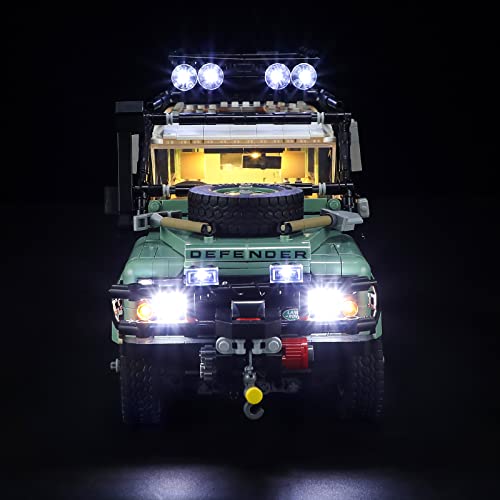 LIGHTAILING Juego de luces para Lego 10317 Classic Land Rover Defender 90 - Set de iluminación LED compatible con los bloques de construcción Lego, modelo no incluido