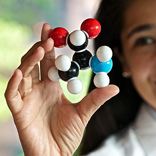 Linktor Chemistry Kit de Modelo Molecular, Aprendizaje y Aumento de la imaginación Espacial, un Juego Fullerene (pequeño)…