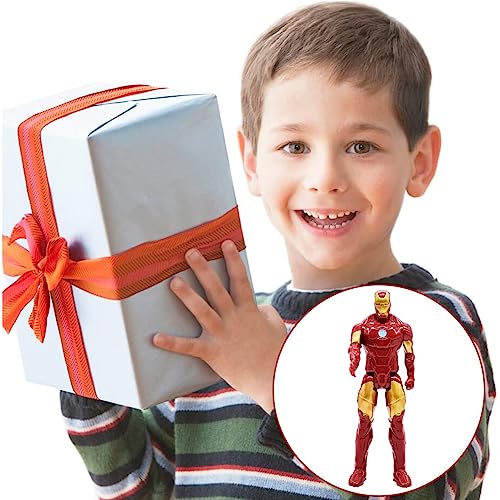 LKNBIF Iron Man Figura de Acción, Iron Man Figuras, Iron Man Juego de Figuras Avengers Iron Man Minifiguras Adornos Cake Decoration para Niños Decoración para Tartas para Fiestas 30 cm