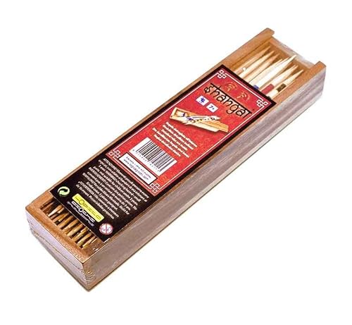 Logica Juegos Art. Mikado - Juego Clasico de Mesa - Caja de Madera de Teca - Palos de Bambú - Versión de Viaje