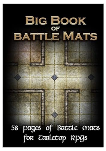 Loke Big Book of Battle Mats - 58 Pages of Battle Mats for Tabletop RPGs