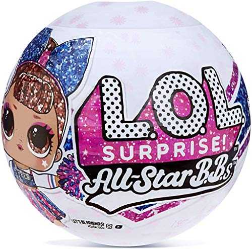 LOL Surprise All-Star BBs - Cheer Team - Muñeca Brillante con Tema Deportivo con 8 Sorpresas y Accesorios de Moda - All-Star BBs Serie 2 - Muñecas Coleccionables para Niñas a partir de 3 Años