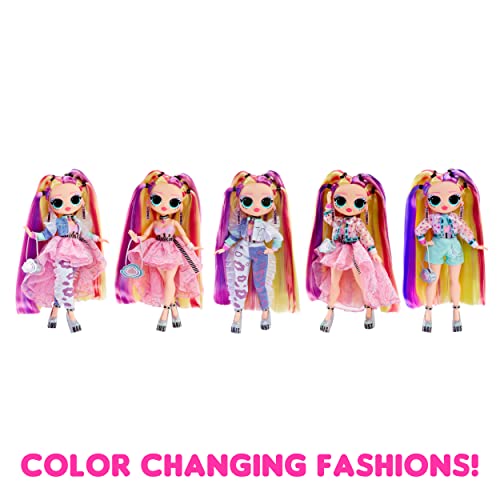 LOL Surprise OMG Sunshine Makeover Big Surprise - Muñeca de Moda Stellar GURL - Incluye Características de Cambio de Color, Muchas Sorpresas y Accesorios - Regalo para Niños a Partir de 4 Años