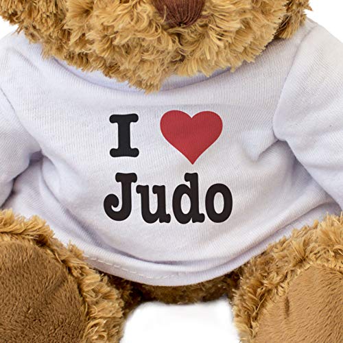 London Teddy Bears Oso de Peluche con Texto en inglés I Love Judo