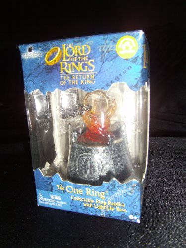 Lord of the Rings Return of the King the One Ring Collectable Ring Replica with Light up Base By Applause by appluase