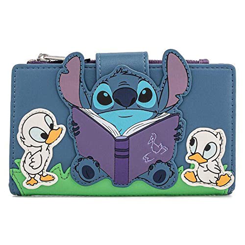 Loungefly Wdwa1665, Bi-Fold Wallet Baby Boys, Azul/Patchwork, Talla única