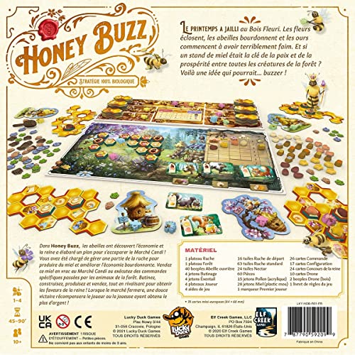 Lucky Duck Games JDPLDG071 - Honey Buzz juego de mesa francés