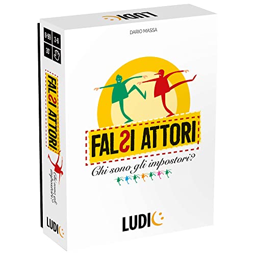 Ludic Actores falsos ¿Quiénes Son Los impostores? It53504 - Juego de sociedad familiar para 2 - 6 jugadores, fabricado en Italia