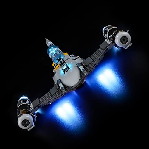 Luz LED para LEGO 75325 Star Wars The Mandalorian's N-1 Starfighter modelo de construcción incluye instrucciones de instalación (juego de Lego no incluido)