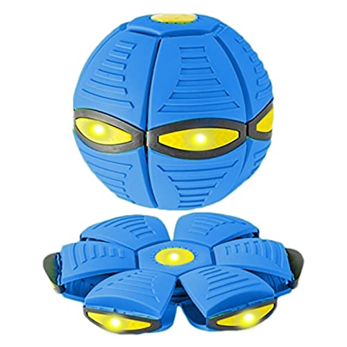 MACMRD platillo Volador deformable, Bola mágica OVNI, Bola mágica platillo Volador, Bola mágica platillo Volador Ligero, Adecuada para Actividades Familiares, Juguetes para Mascotas