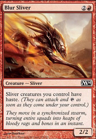 Magic The Gathering - Blur Sliver (129/249) - Magic 2014 by