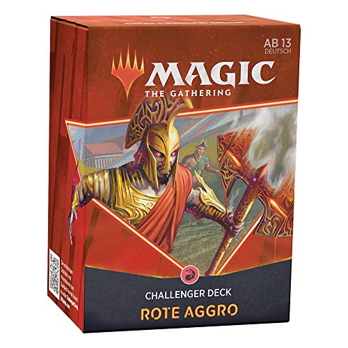 Magic The Gathering Challenger Deck 2021 – Mono-Rot-Aggro – (versión en alemán)