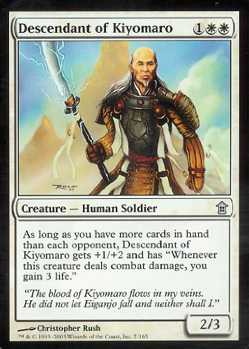 Magic The Gathering - Descendiente de Kiyomaro - Descendiente de Kiyomaro - Salvadores de Kamigawa - Foil