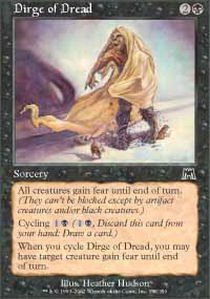 Magic The Gathering - Dirge of Dread - Onslaught - Foil