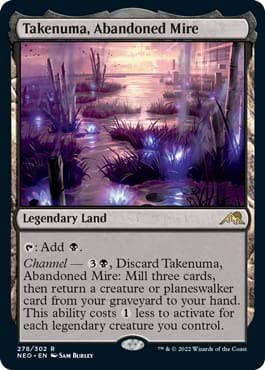 Magic: the Gathering - Takenuma, Abandoned Mire - Takenuma, Pantano abandonado - Kamigawa: Neon Dynasty