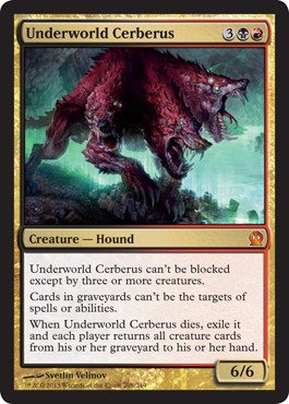 Magic The Gathering - Underworld Cerberus (208/249) - Theros by