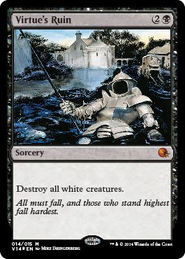 Magic The Gathering - Virtue's Ruin - Virtue's Ruin - from The Vault: Annihilation - Foil