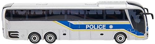 Majorette 212053159 City Bus - Autobús de Juguete con Rueda Libre y suspensión, Cuerpo de Metal, 13 cm de Largo, para niños a Partir de 3 años, Entrega 1 Pieza, Multicolor