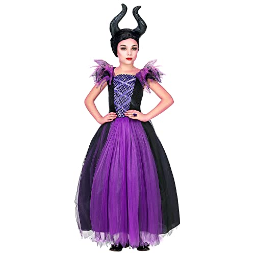 "MALEFICA" (dress, headpiece) - (128 cm / 5-7 Years)