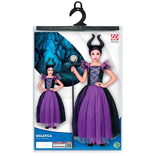 "MALEFICA" (dress, headpiece) - (128 cm / 5-7 Years)