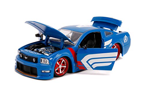 Marvel 253225007 Capitán América Ford Mustang 1:24