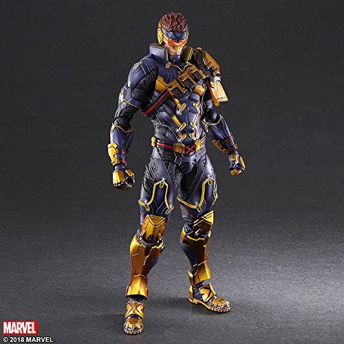 Marvel Comics Variant - Cyclope Play Arts Kai - 27cm, Multicolor