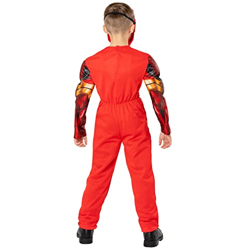 Marvel Disfraz Vestido para Niños Iron Man Rojo 9-10 Años