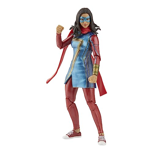 Marvel - Legends Series - Universo Cinematográfico Disney Plus - Figura Coleccionable de Ms 15 cm - 3 Accesorios y 1 Pieza de Figura para Construir