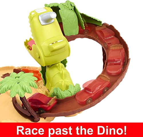 Mattel- Cars Disney+ Dino Park Juego Juguete, Multicolor (Jupesa HMD74)