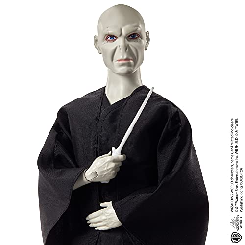 Mattel Harry Potter Harry Potter vs Voldemort Pack de 2 muñecos con varitas y cáliz de fuego, regalo para niñas y niños +6 años