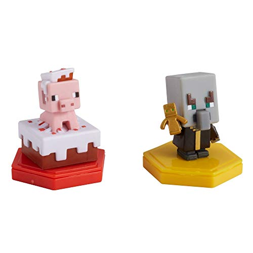 Mattel Minecraft - Boost Mini Figure 2-Pack - Pigging out Pig & Undying Evok