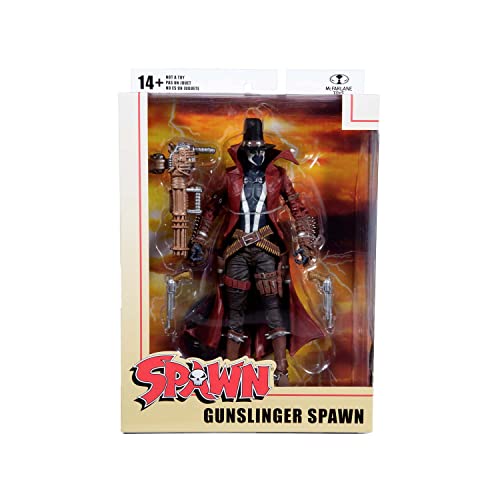 McFarlane Toys TM90147 Spawn 7IN Toy WV2-GUNSLINGER (Pistola de Arrastre), Multicolor