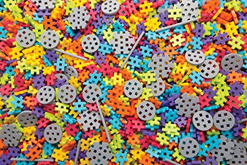 MELI- Basic Constructor 400pcs Animals Puzzles y Rompecabezas, Multicolor, 400 Unidades (50040)