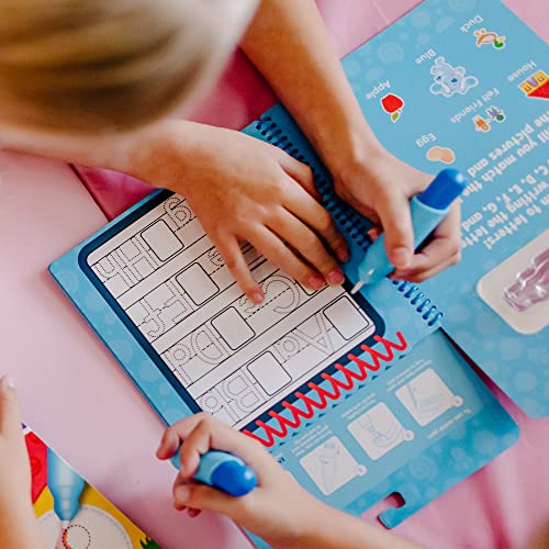 Melissa & Doug | Blue's Clues and You | Conjunto de 3 cuadernos para colorear con agua| Water Wow | Alfabeto, Numeros, Colores