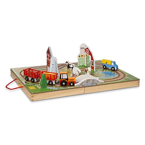 Melissa & Doug- Farm Muñecos cabezones, Multicolor (40142)